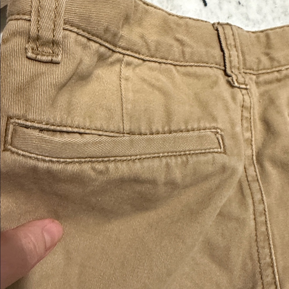 Cat & Jack Boys Khaki Flat Front Shorts (Bundle with other shorts for offers) - Picture 7 of 8
